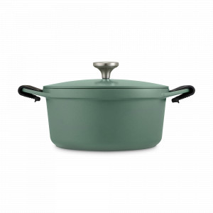 Кастрюля с крышкой и накладками на ручки, 24 см, 4.2 л, алюминий, силикон, зеленый, серия Agile, MAXWELL WILLIAMS, Австралия, Посуда для приготовления MAXWELL & WILLIAMS