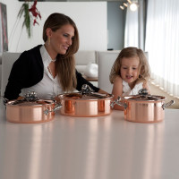Медный сотейник с толстым дном, диаметр: 26 см, объем: 5,0 л, крышка с посеребренной декорированной ручкой, серия Opus Cupra, RUFFONI, Италия_00776410071846433775.jpg