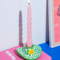 Подсвечник на одну свечу Cowboy Hat, 4 см, керамика, зелёный, серия Rodeo, DOIY, Испания_00819740050736561318.jpg