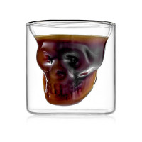 Термобокал Skull, 80 мл, боросиликатное стекло, прозрачный, WALMER, Великобритания_00809940047848928054.jpg