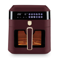 Аэрогриль электрический, 6.3 л, пластик, матовый бордо, серия Leonardo, BERLINGER HAUS, Венгрия