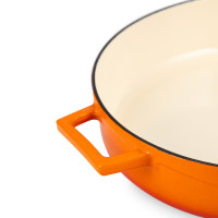 Сотейник с крышкой, 3,5 л, 28 см, чугун, оранжевый, LAVA, Турция_00812010045446291051.jpg