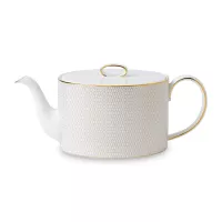 Чайник заварочный, 1 л, костяной фарфор, белый, золотой, серия Arris, WEDGWOOD, Великобритания, 