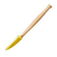 Лопатка кухонная, 28 см, силикон, дерево, желтый, серия Soleil, LE CREUSET, Франция_00806990041496729150.jpg