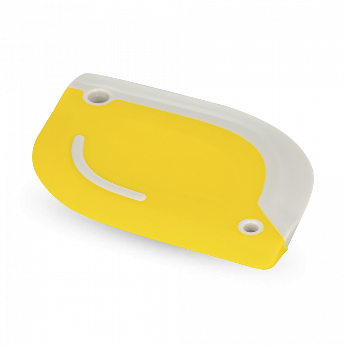 Скребок для теста, 8 х 10,7 х 0,5 см, полистирол, резина, желтый, SMART SOLUTIONS, Россия