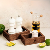 Подставка дубовая с ручками, 18 х 10 см, темно-коричневый, UNECA, Россия_00812990062539599474.jpg