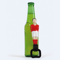 Открывалка для бутылок Foosball, металл, красный, серия Football, DOIY, Испания_00822830066863887795.jpg