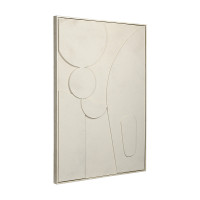 Панно декоративное с эффектом 3D Minimalism Bubble, 70 х 100 см, холст, дерево, бежевый, серия Art, BERGENSON BJORN, Великобритания_00819730056322725519.jpg