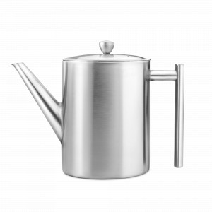 Чайник заварочный Minuet Cylindre, 1,2 л, нержавеющая сталь, матовый, стальной, BREDEMEIJER, Нидерланды, BREDEMEIJER (Нидерланды)