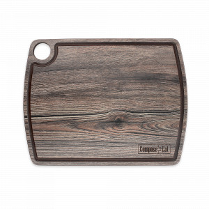 Доска разделочная композитная c желобом, 29х22см, дуб мореный, серия Fashion, ComposeEat, Россия, Разделочные доски