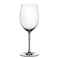 Бокал для красного вина CABERNET / MERLOT LIGHT BLUE, ручная работа, 625 мл, 25 см, хрустальное стекло, серия Fatto A Mano, RIEDEL, Австрия