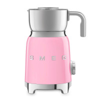 Вспениватель молока, 600 мл, нержавеющая сталь, пластик, розовый, SMEG, Италия