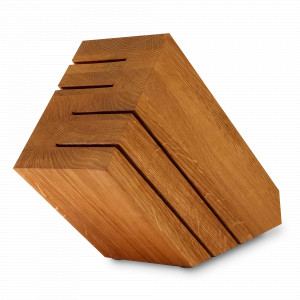 Подставка для 4-х ножей KS008UON, дерево дуб, WOODINHOME, Россия, Подставки под ножи