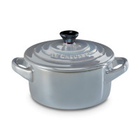 Кокот , 0,25 л, 10 см, керамика, серый металлик, серия Pearlized Light Mist Grey, LE CREUSET, Франция