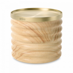 Шкатулка  для украшений, дерево, цинк, 13 х 12 см, латунь, серия Tesora, UMBRA, Канада, UMBRA (Канада)