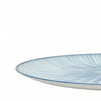 Тарелка закусочная Lines, 20.6 см, фарфор, белый, синий, серия Nippon Blue, TOKYO DESIGN, Нидерланды_00815930056449767911.jpg