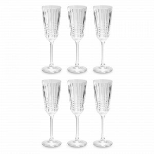 Набор из 6-ти бокалов для шампанского, 170 мл, хрустальное стекло, серия Rendez-vous, CRISTAL D ARQUES, Франция, CRISTAL D ARQUES (Франция)