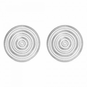 Набор из 2-х закусочных тарелок, 23 см, хрустальное стекло, серия Ethno, NACHTMANN, Германия, NACHTMANN (Германия)