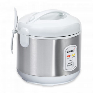 Рисоварка, 3,5 л, нержавеющая сталь, пластик, стальной, белый, STEBA, Германия, STEBA (Германия)