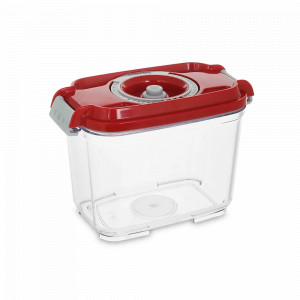 Контейнер вакуумный, 800 мл, тритан, красный, серия REC-08, STATUS, Словения, STATUS (Словения)