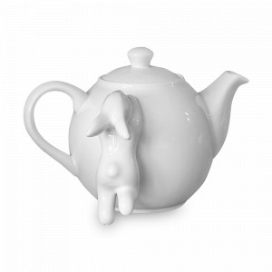 Чайник заварочный, 1 л, фарфор, белый, серия Воришки, CLAYSTREET, Россия, CLAYSTREET (Россия)