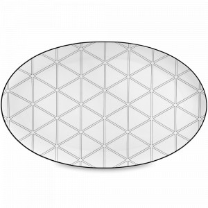 Блюдо сервировочное овальное, 39 х 24,5 см, фарфор, декор, серия Orquestra, VISTA ALEGRE, Португалия, Orquestra VISTA ALEGRE