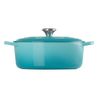 Утятница с крышкой, 27 см, чугун, бирюзовый, серия Caribbean, LE CREUSET, Франция_00807430038851647189.jpg