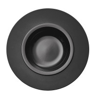 Тарелка для пасты ONYX, 26 см, керамика, черный, серия Bahia, GUY DEGRENNE, Франция_00810330038752064131.jpg