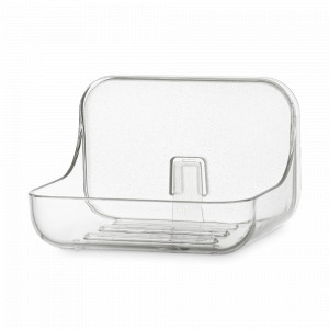 Органайзер подвесной для мыла и принадлежностей, 12 х 9.5 см, термопластик, прозрачный, серия Keep In, SMART SOLUTIONS, Россия, Органайзеры для хранения