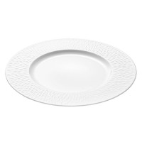 Тарелка обеденная BLANC, 28 см, фарфор, белый, серия Boreal Satin, GUY DEGRENNE, Франция_00810280042524778360.jpg