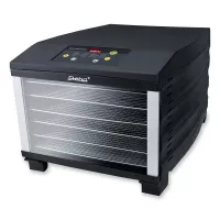 Сушилка для овощей и фруктов, нержавеющая сталь, пластик, черный, STEBA, Германия, 