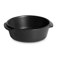 Форма - мини круглая для запекания, керамика, 600 мл, базальт, серия Solo, EMILE HENRY, Франция, 