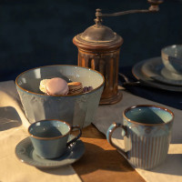 Набор кофейных пар на 2 персоны, 125 мл, фарфор, синий, коричневый, серия Antique, LIBERTY JONES, Россия_00810540058118068971.jpg