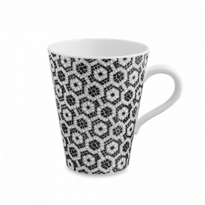 Кружка , 370 мл, фарфор, белый, декор, серия Calcada Portuguesa, VISTA ALEGRE, Португалия, Фарфоровая посуда Vista Alegre