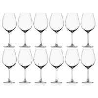 Набор из 12-ти бокалов для красного вина Бургундии, 810 мл, хрустальное стекло, серия Salute, SPIEGELAU, Германия
