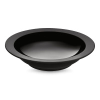 Тарелка суповая ONYX, 20 см, керамика, черный, серия Bahia, GUY DEGRENNE, Франция