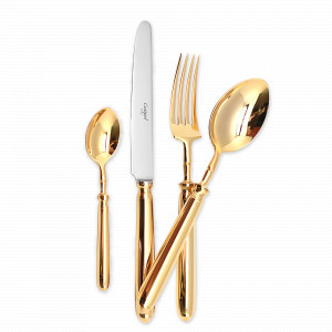 Набор столовых приборов на 12 персон, 72 предмета, нержавеющая сталь 18/10, золотистый, серия Mithos Bright, CUTIPOL, Португалия, CUTIPOL (Португалия)