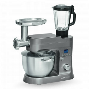 Комбайн кухонный, 6.2 л, 42,1 х 29,3 х 33,6 см, нержавеющая сталь, пластик, серый, CLATRONIC, Германия, CLATRONIC (Германия)