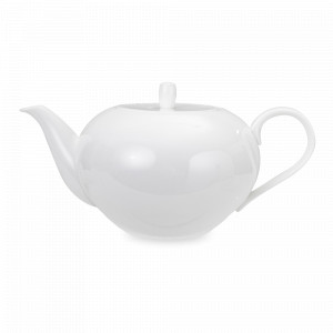 Чайник заварочный, 900 мл, костяной фарфор, белый, серия Белый декор, NARUMI, Япония, Белый декор NARUMI