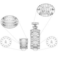 Набор для виски из 3 предметов, 304 и 750 мл, хрустальное стекло, серия Ethno, NACHTMANN, Германия_00820920053012238995.jpg