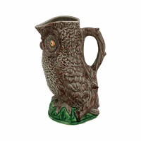 Кувшин «Сова», 1,3 л, керамика, декор, Bordallo Pinheiro, Португалия_00804080066195228186.jpg
