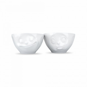 Набор из 2-х чаш, объем: 200 мл, материал: фарфор, цвет: белый, серия Happy Oh please, TASSEN, Германия, TASSEN (Германия)