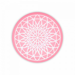 Коврик -трафарет кондитерский, 9 см, силикон, розовый, серия Sweetly Does It, KITCHEN CRAFT, Великобритания, Коврики для теста