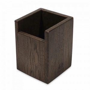 Подставка для кухонных принадлежностей, 14 х 14 х 17 см, темно-коричневый, UNECA, Россия, Подставка под столовые приборы