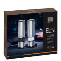 Набор электрических мельниц для соли и перца на подставке, серия Elis, PEUGEOT, Франция_00776260057674632451.jpg