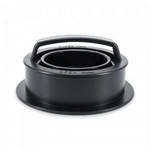 Пресс для бургеров, 12,5 см , пластик, черный, STEBA, Германия, Кухонные принадлежности STEBA