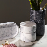 Органайзер для кухонных принадлежностей, 10 х 17 см, черный мрамор, серия Marm, LIBERTY JONES, Россия_00813870041728821546.jpg