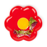 Тарелка обеденная, 24 см, керамика, красный, серия Daisy, DOIY, Испания_00821110062551523755.jpg