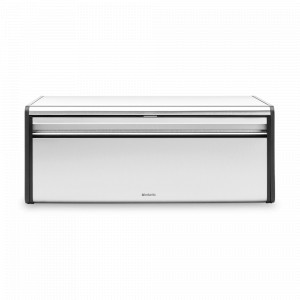 Хлебница , 25 х 46,5 х 18,7 см, нержавеющая сталь, серебристый, серия Fall Front, BRABANTIA, Бельгия, Хлебницы BRABANTIA