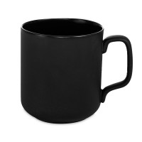 Кружка , 330 мл, фарфор костяной, черный матовый, NARUMI, Япония